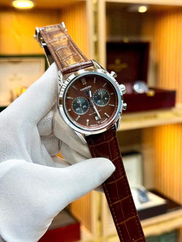 Tag heuer calibre 5 Brown