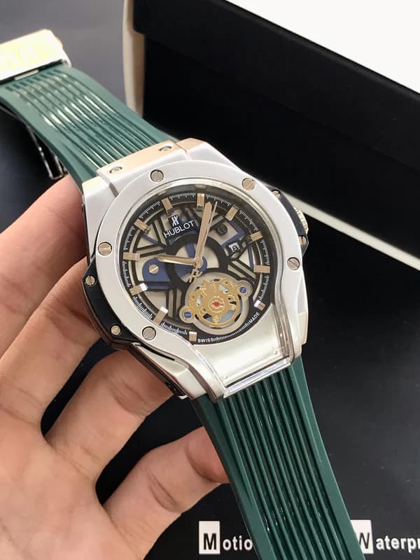 HUBLOT Tourbillion Green strap