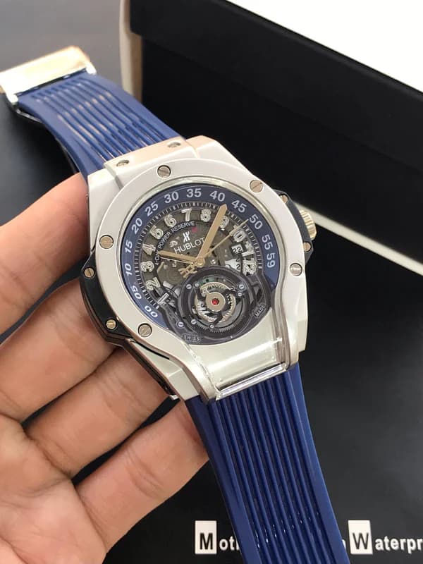 HUBLOT Tourbillion Blue strap 2.0